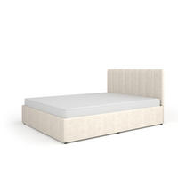 POLSTERBETT Mossa 160X200, Beige, Für Schlafzimmer - Beige, Textil/Metall (160/200cm) - Bettso