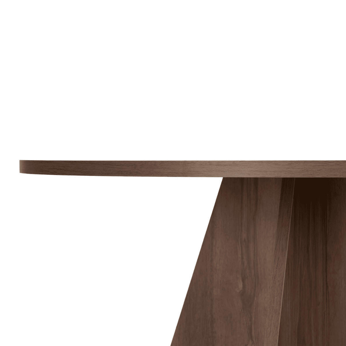 ESSTISCH mit rundem Tischplatte D120 cm 120/120/75 cm - Naturfarben, Holzwerkstoff (125/120/75cm) - Calicosy