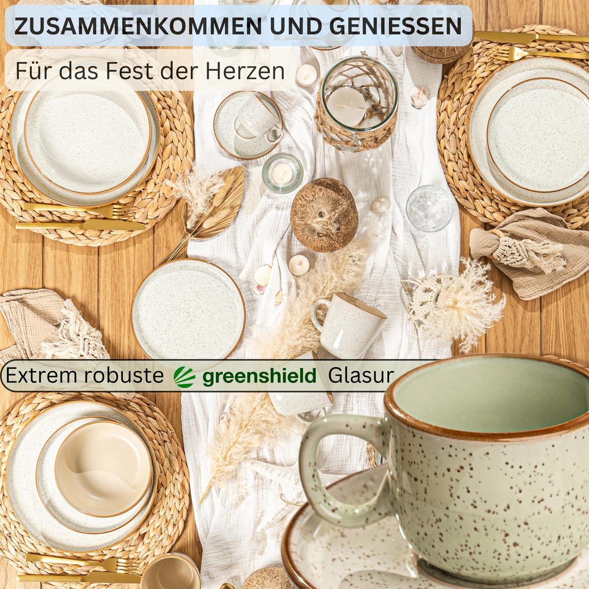 ESPRESSOTASSEN SET RIO - 8 teilig aus Steingut - Multicolor, Keramik (0.08L) - Sänger