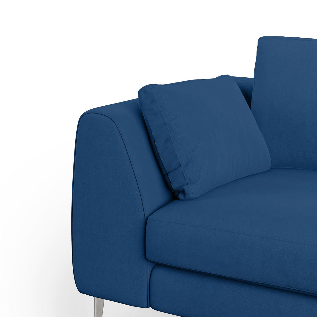 LINEARSOFA Plano - Blau, Textil (216/86/102cm) - Divani.store