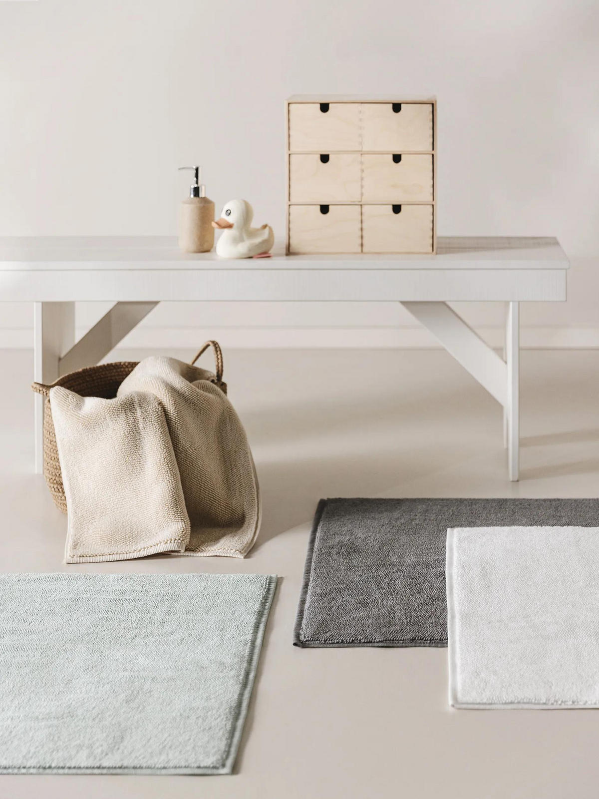 KOPALNIŠKA preproga Ole bež 50x80 cm - bež, tekstil/naravni materiali (50/80cm) - benuta Nest