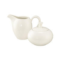 MILCH- & ZUCKERSET Savona Fine Diamond creme 2er Set - Creme, Keramik (1/2cm) - Seltmann Weiden