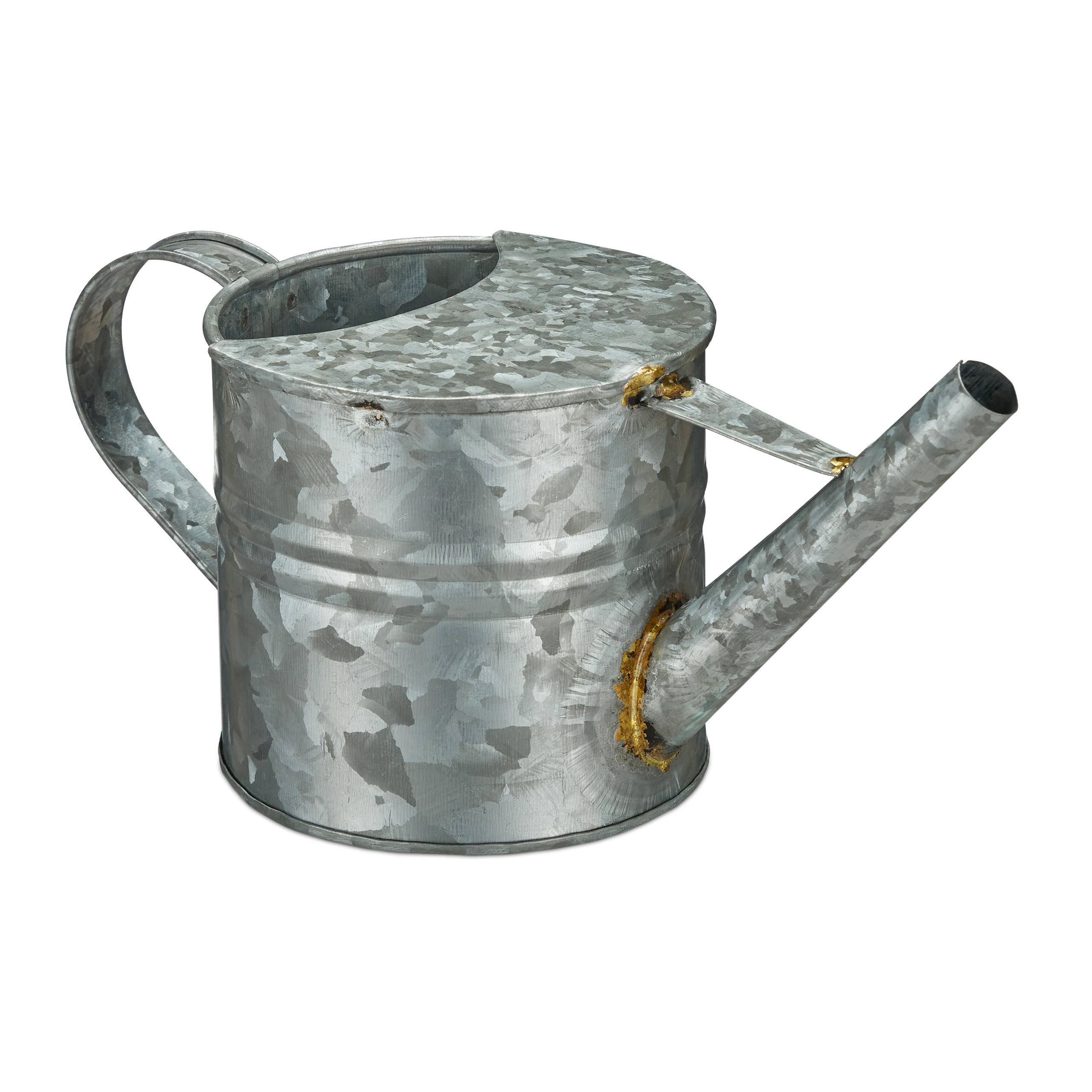 GIESSKANNE - Silberfarben, Metall (28.5/14/13cm) - Relaxdays