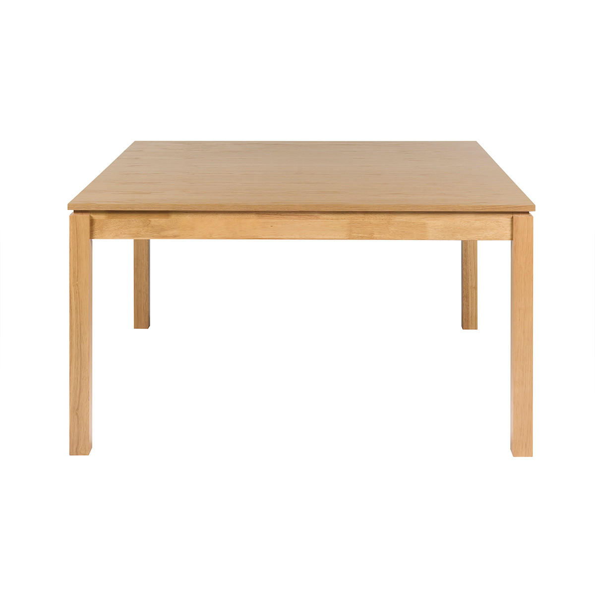 ESSTISCH aus hellem Holz L140 cm SYLVA - Eiche Bianco, Holz (140/140/75cm) - Miliboo
