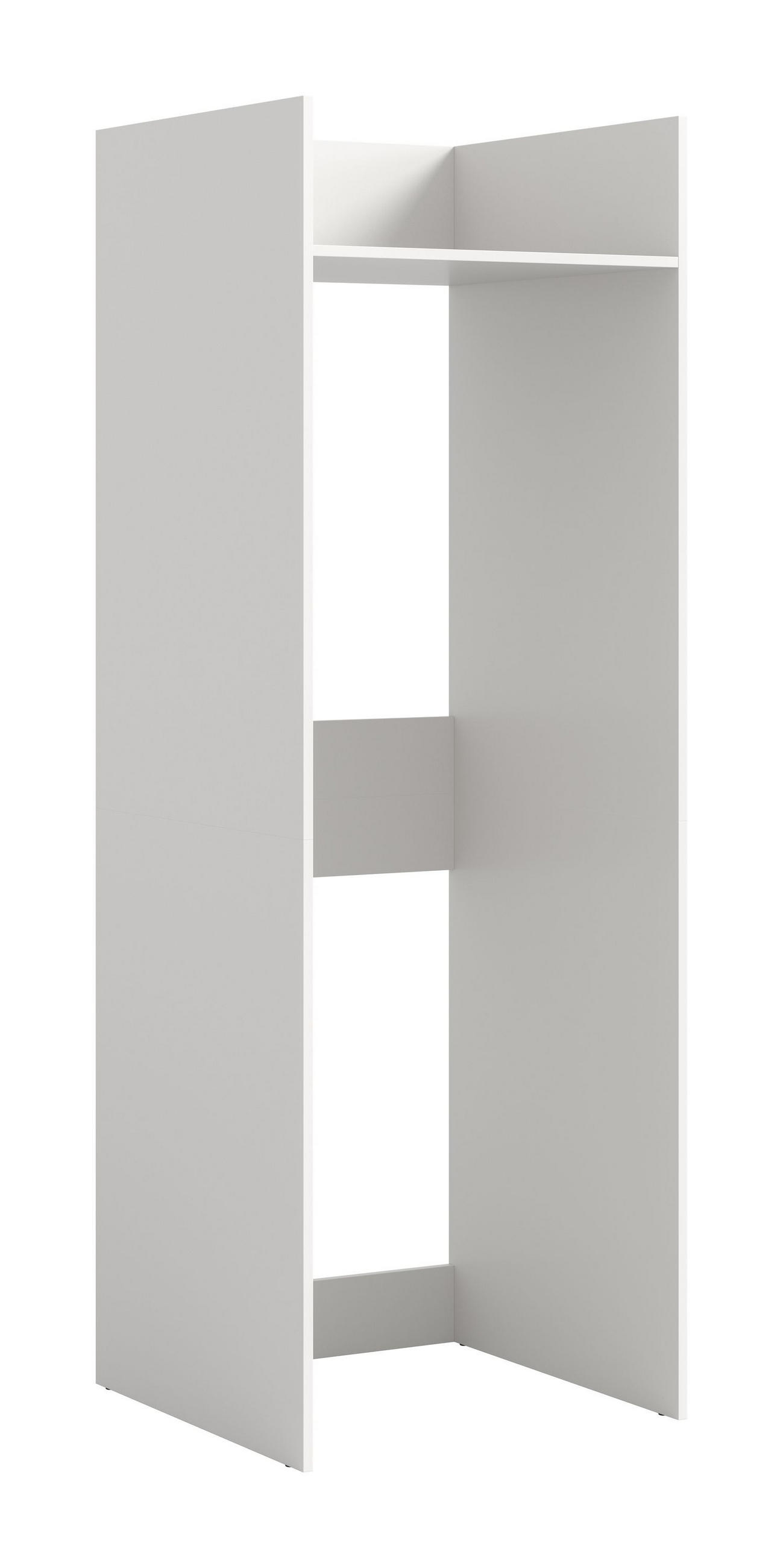 WASCHMASCHINENSCHRANK Mixx (B/H/T: ca. 66/195/66 cm) in Weiß/weiß - Weiß, Holzwerkstoff (66/195/66cm)