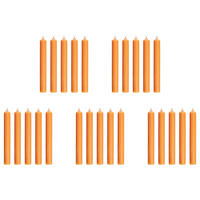 STABKERZE (25er Set) Rainbow - Orange, Paraffin (2.2/18/2.2cm) - Butlers