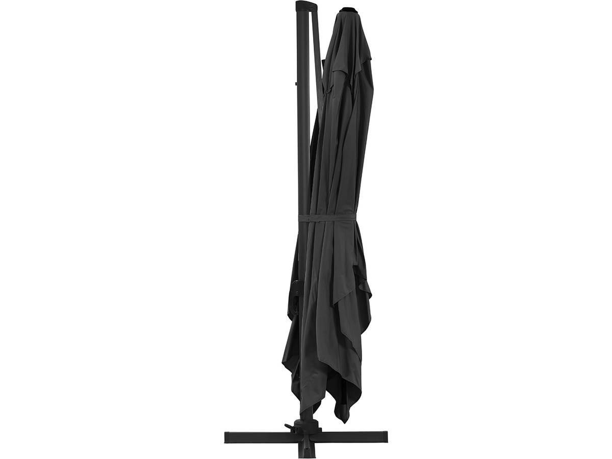 SONNENSCHIRM sun 4 Schwarz - Schwarz, Metall (400/300cm) - Habitat Garten