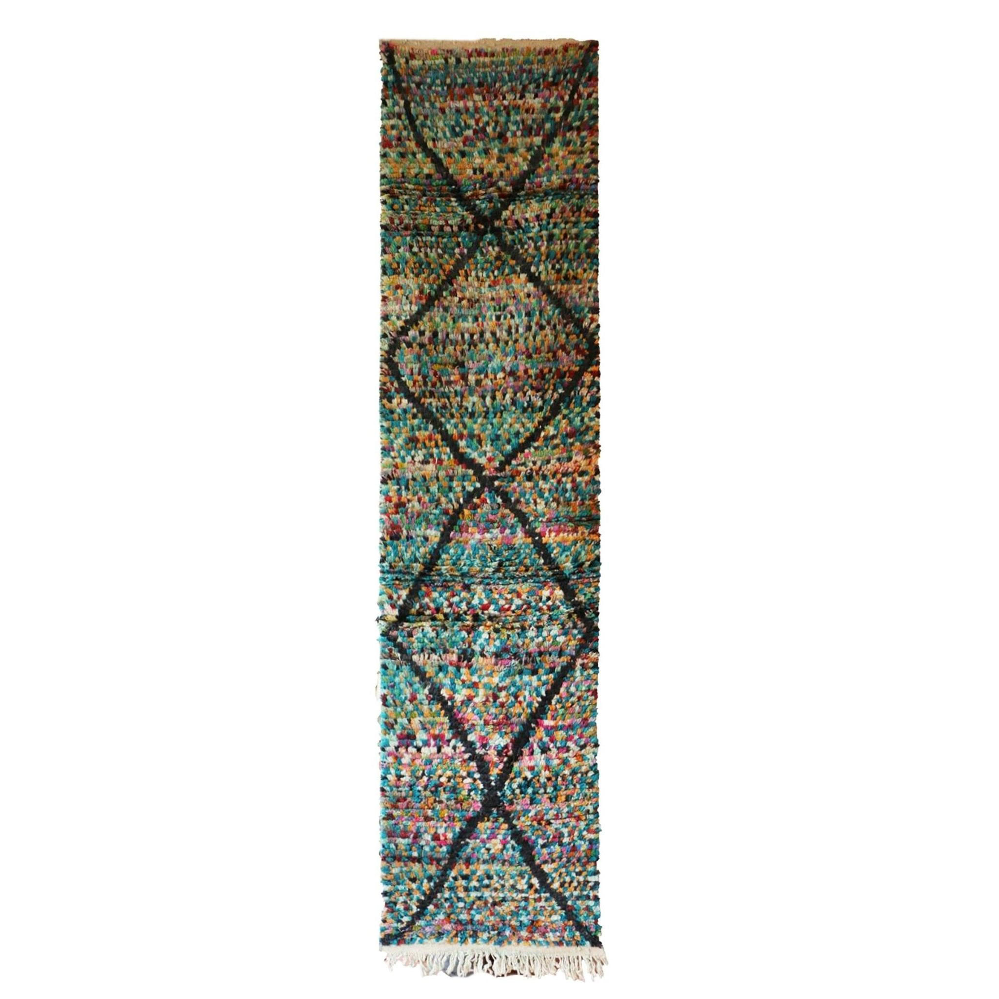 BERBERTEPPICH aus reiner Wolle 75x 304 cm - Multicolor, Naturmaterialien (75/304cm) - AFK Living