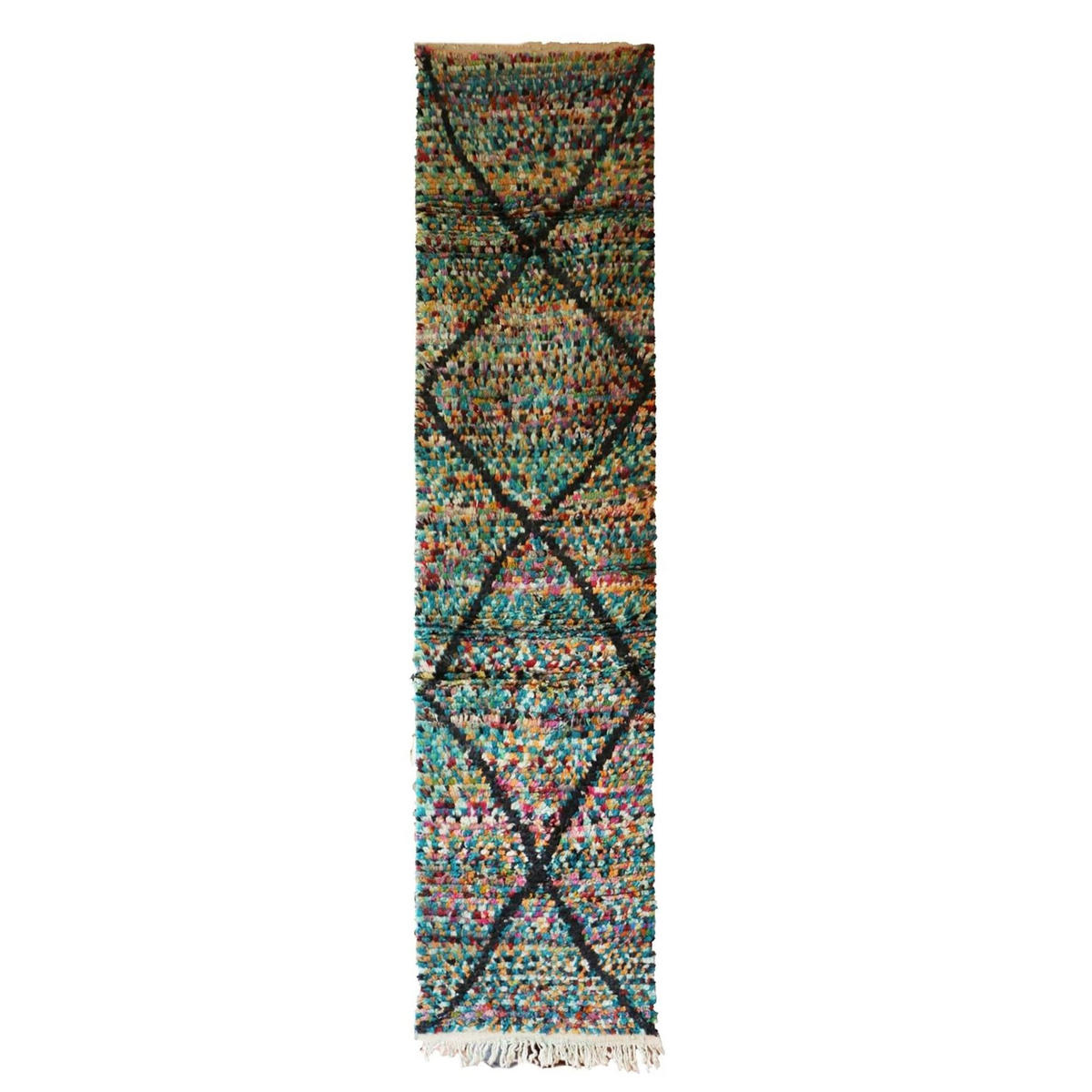 BERBERTEPPICH aus reiner Wolle 75x 304 cm - Multicolor, Naturmaterialien (75/304cm) - AFK Living