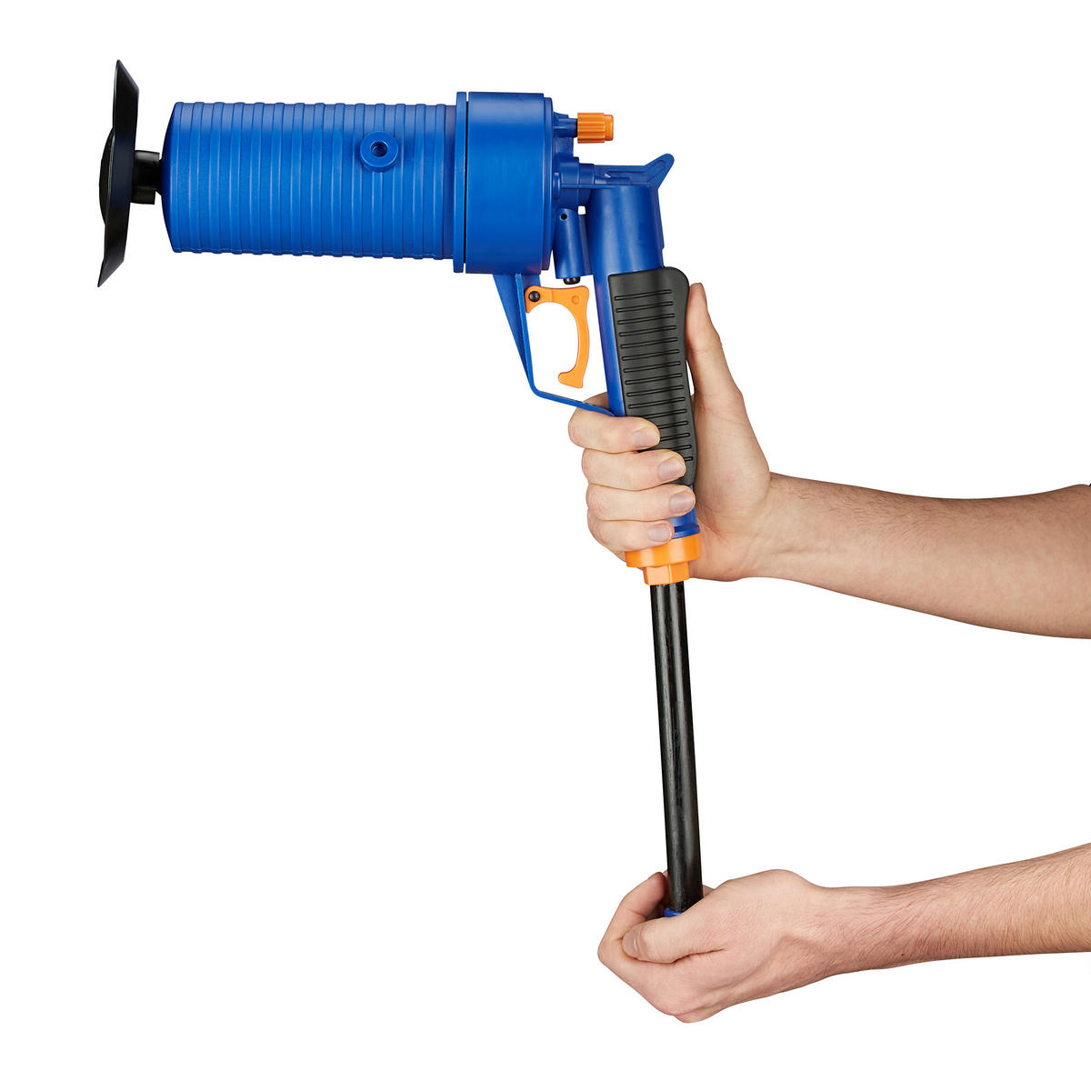 PRESSLUFT Rohrreiniger - Multicolor, Kunststoff (33/20/33cm) - Relaxdays