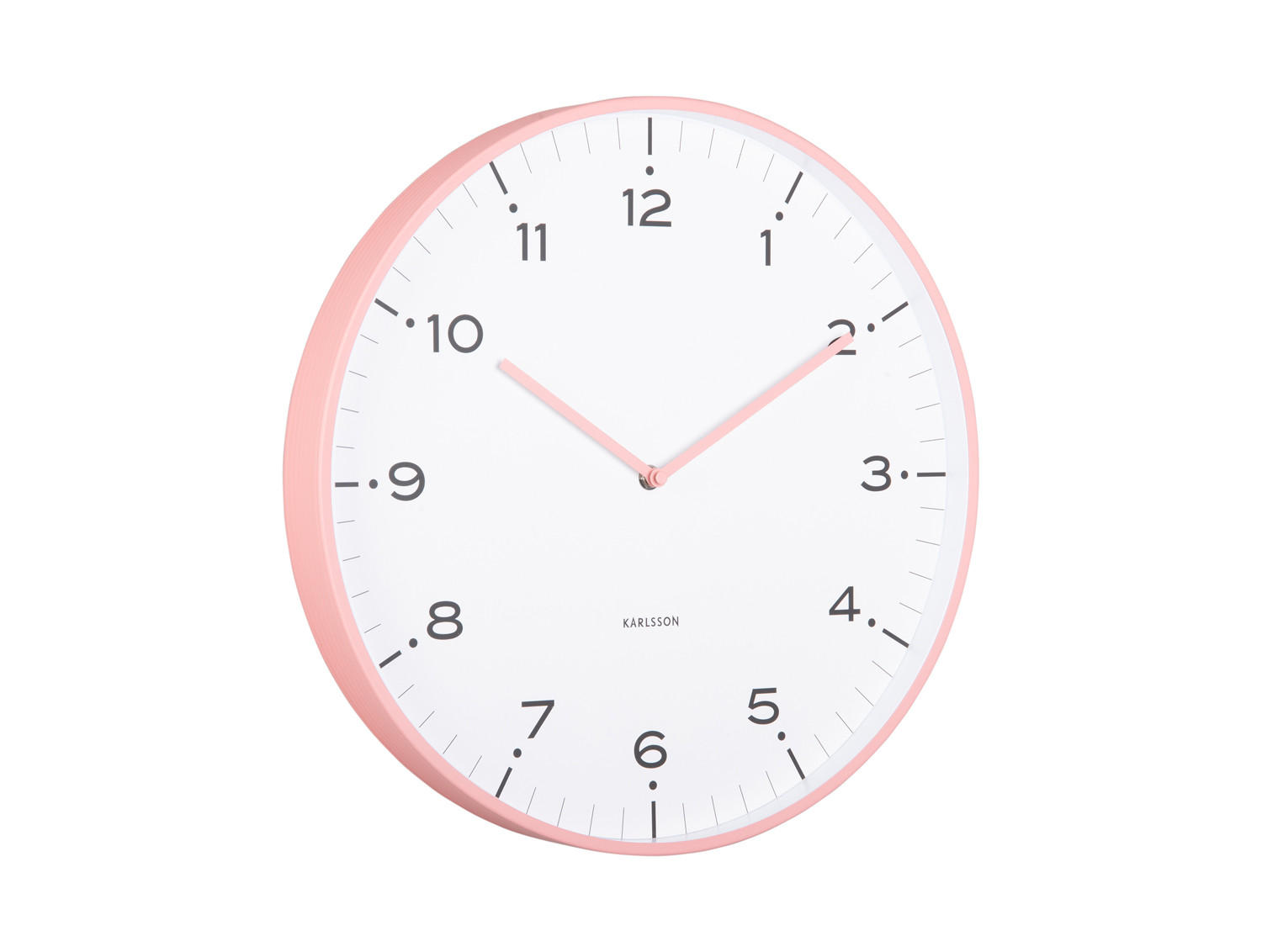 Karlsson Wanduhr Pink 40x1x40 cm