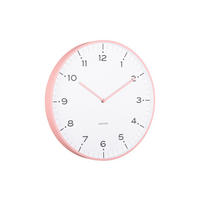 WANDUHR Circus Rings Ø40 cm - Pink, Metall (40/1/40cm) - Karlsson