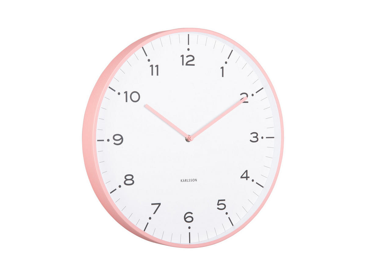 WANDUHR Circus Rings Ø40 cm - Pink, Metall (40/1/40cm) - Karlsson