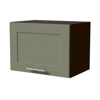KLAPPHÄNGESCHRANK Oslo W4B/50 Lava / Reed Green Matt 50 / 32,5 / 36cm - Dunkelgrau/Grün, Holz/Holzwerkstoff (50/36/32.5cm) - Feldmann-Wohnen