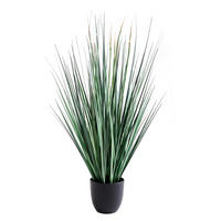 KUNSTPFLANZE Künstliches Gras – Odalinde 90 cm - Grün, Kunststoff (90cm) - aplanta