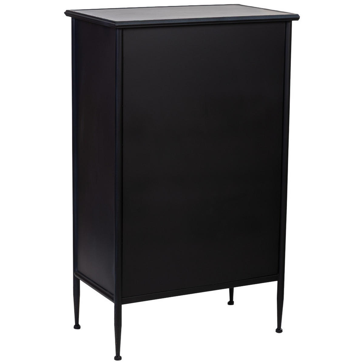 VITRINE 61x35x100h cm - Schwarz, Holz (61/100/35cm) - Wanderlust