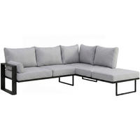 ROHOVÝ díl pohovky Verdino s kovovým rámem 215 cm, šedobéžová - světle šedá, kov (215/90/223cm) - Beautysofa