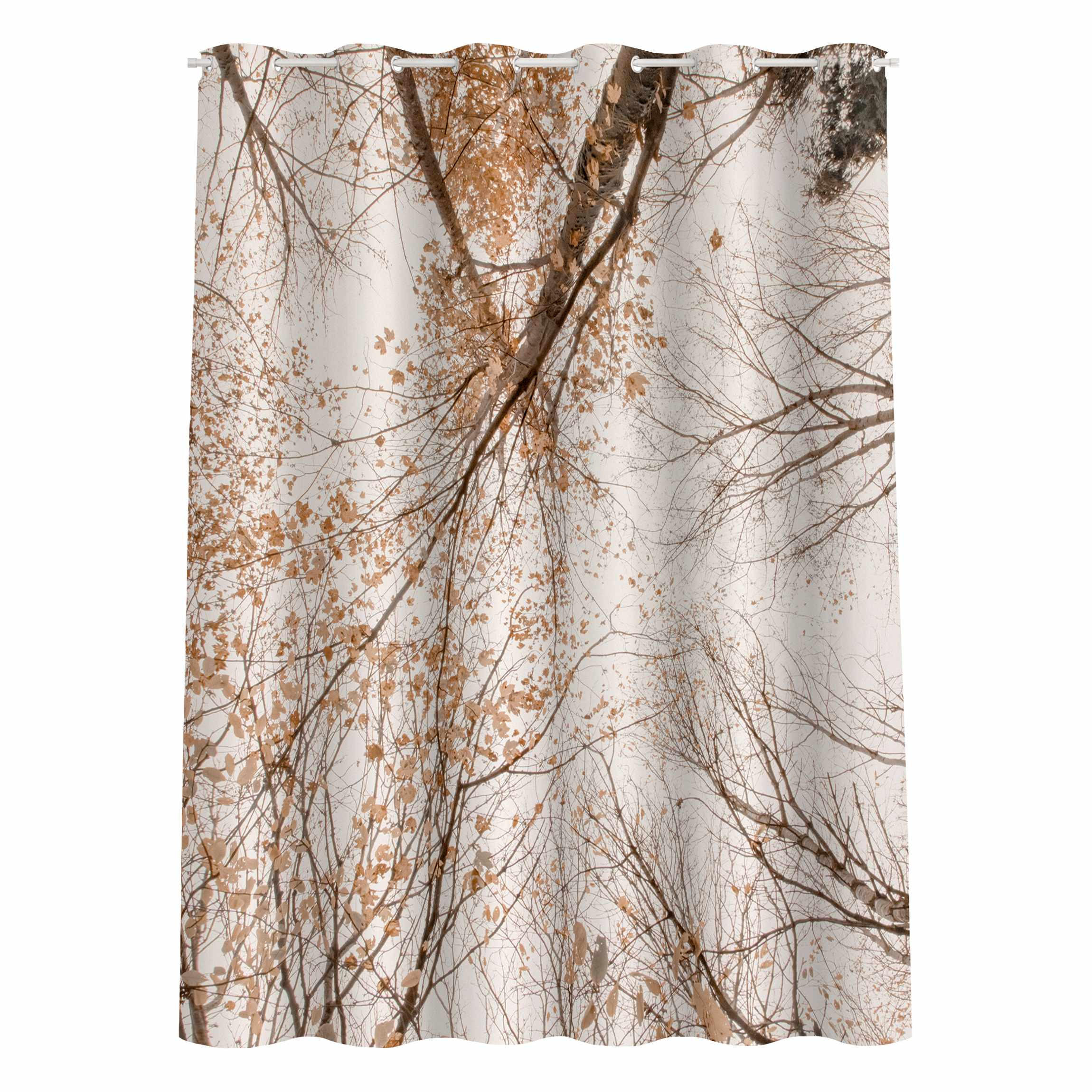 Bilderwelten Duschvorhang Beige 180x180 cm