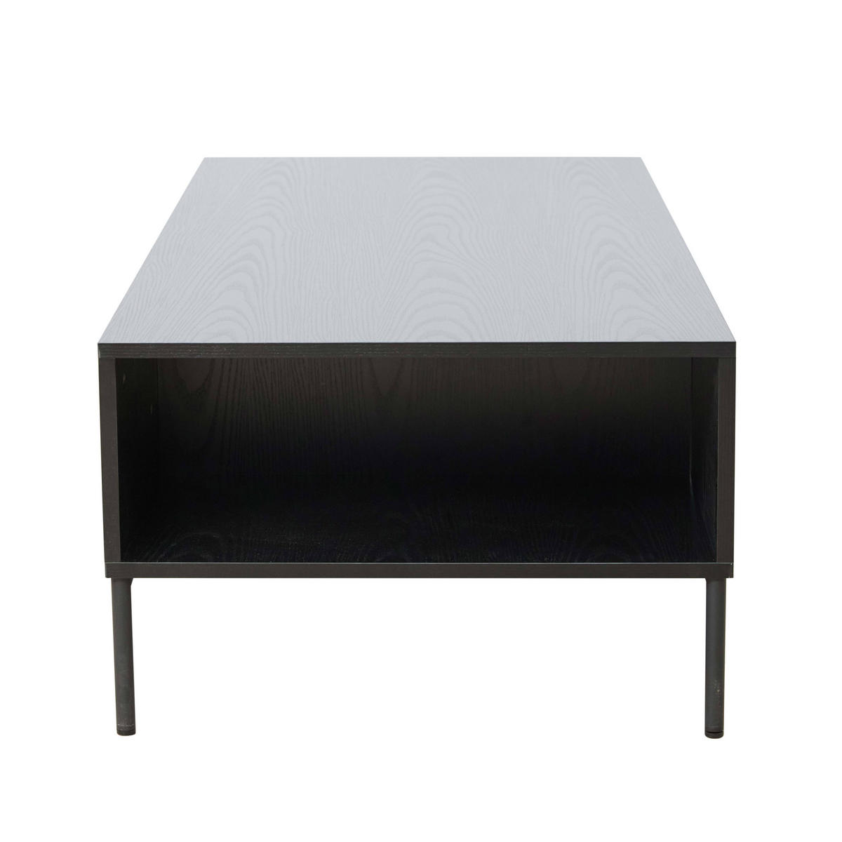 COUCHTISCH, Schwarz - Schwarz, Holz (60/39/120cm) - Oviala