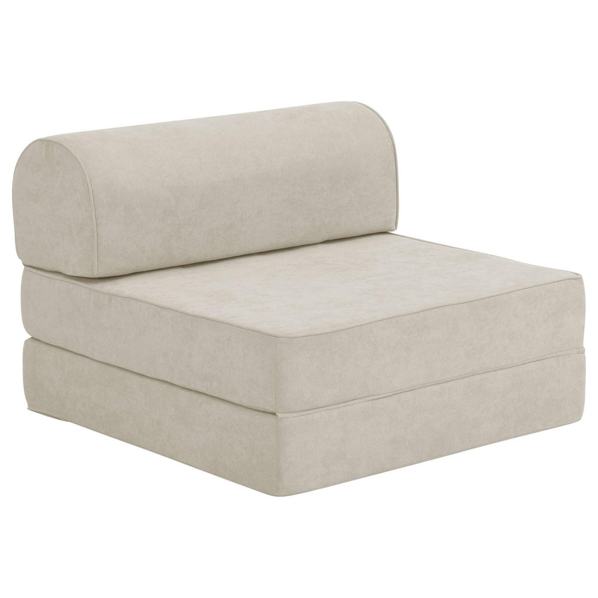 FALTSESSEL Katusha Flachgewebe beige - Beige, Kunststoff (80/57/80cm) - 58aufmkessel