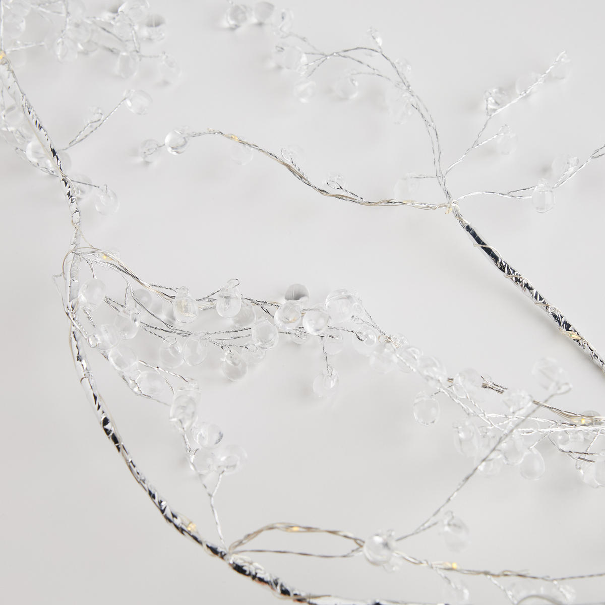 LICHTERKETTE Elof, transparent, 150 cm, Dekorative Weihnachtsdeko - Transparent, Kunststoff (150cm) - home&you