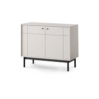 KOMMODE Sabi Kaschmir - Hellgrau, Holzwerkstoff (103.5/83.5/39cm) - Pillovely
