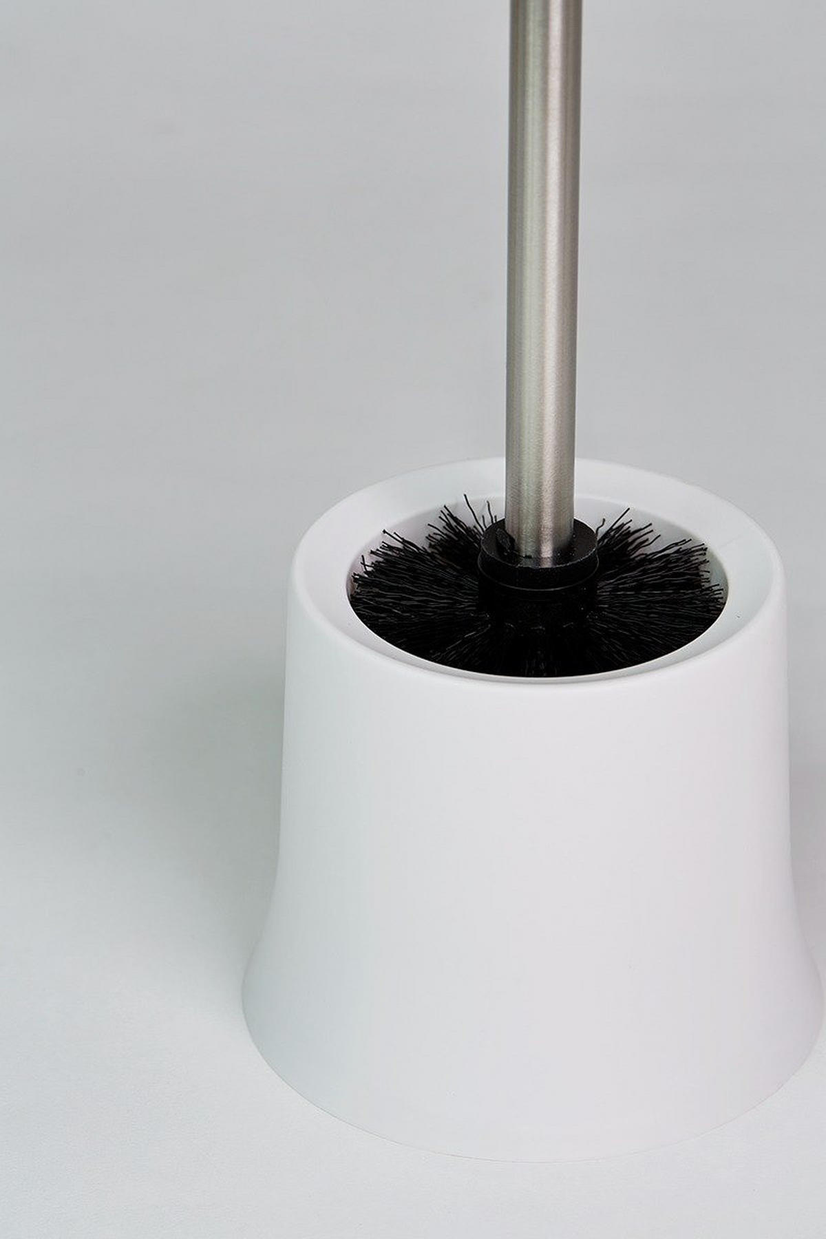 BÜRSTENBEHÄLTER Basic White 14/14/38 cm - Weiß, Kunststoff (14/38/14cm) - Wenko