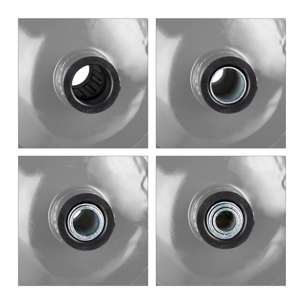 SCHUBKARRENRAD - Multicolor, Kunststoff/Metall (39/39/9cm) - Relaxdays