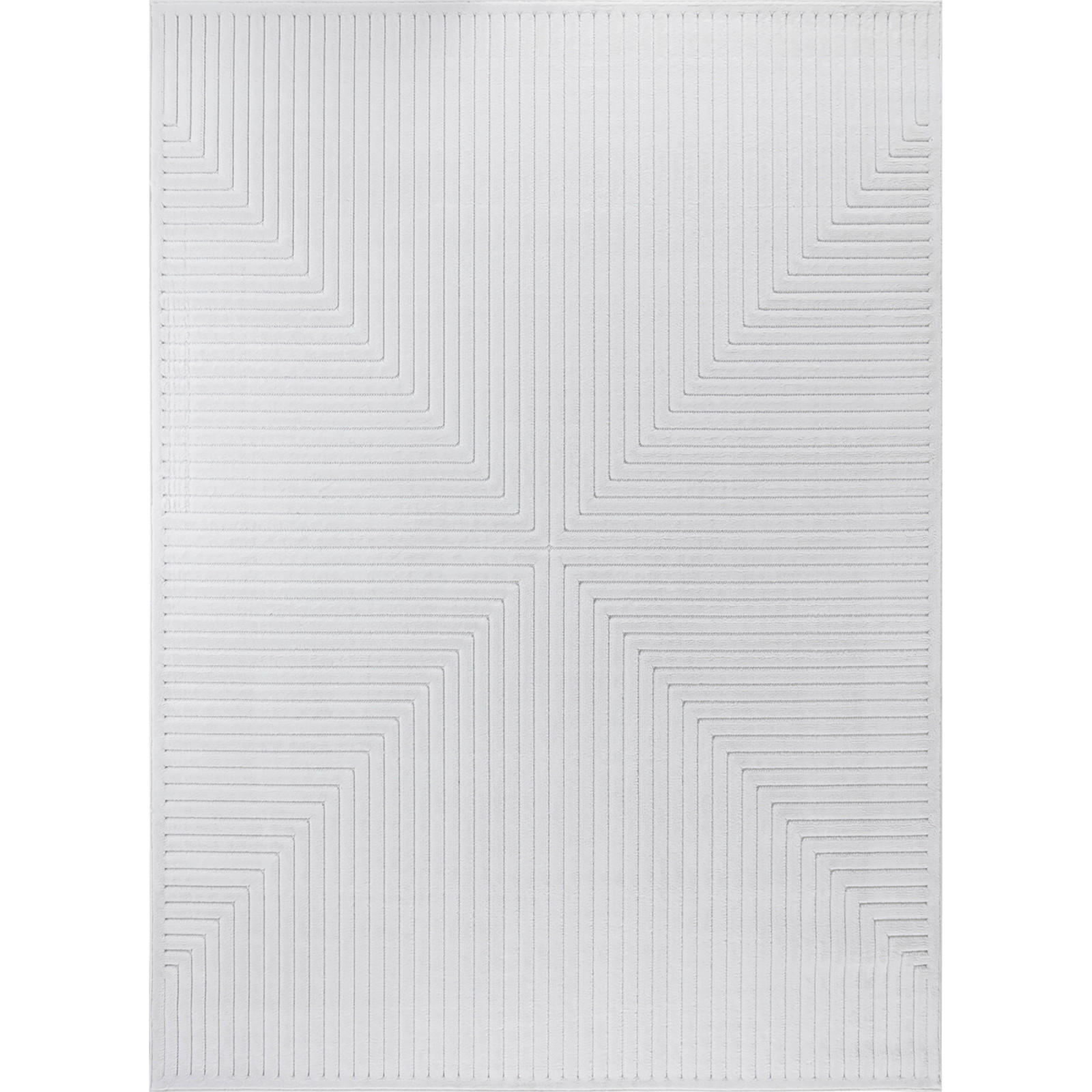 OUTDOORTEPPICH 120x170 cm Weiß - Weiß, Naturmaterialien/Textil (120/170cm) - LIVABLISS