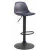 BARHOCKER Kilian, Gestell schwarz, Kunstleder Schwarz - Schwarz, Kunststoff/Textil (39/100/43cm) - TPFLiving