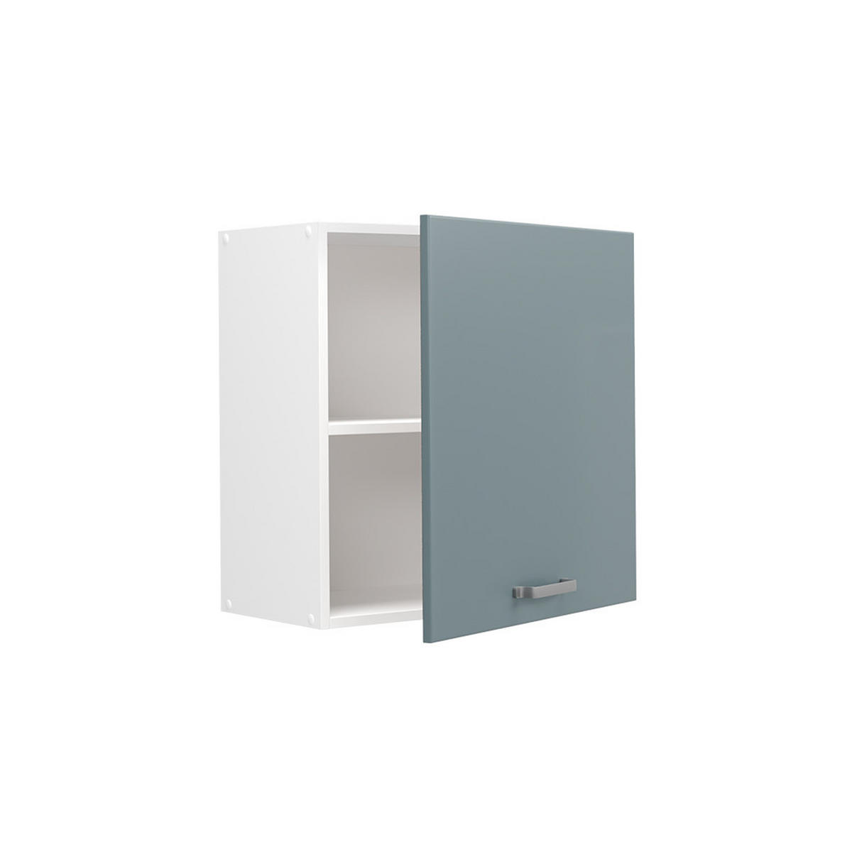 HÄNGESCHRANK R-Line, Blau-Grau, 60 cm mit 1 Tür - Blaugrau/Weiß, Holzwerkstoff (60/60/31cm) - Vicco