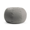 OUTDOOR POUF Der Kugelige - Dunkelgrau, Textil (60/40/60cm) - Mokebo
