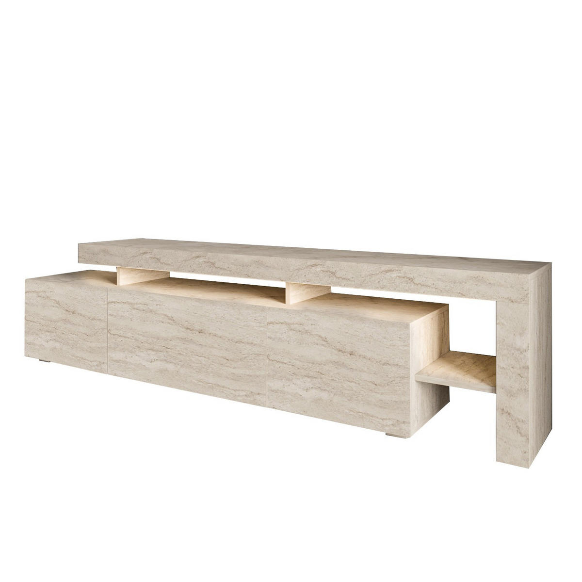 TV-MÖBEL beliz beige - Beige, Holz (37/53/192cm) - Habitat Garten