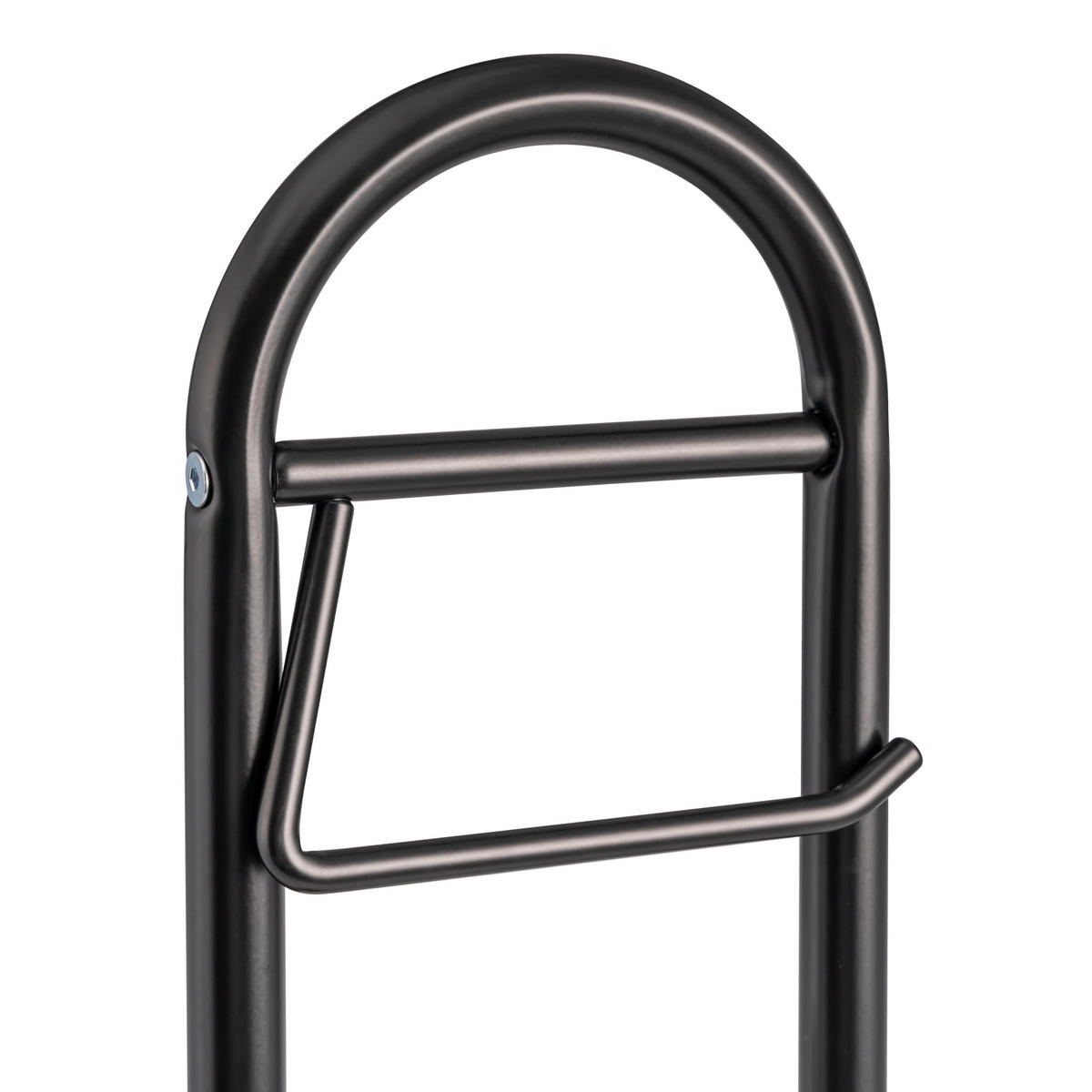 WC-BÜRSTENKOMBINATION, schwarz, Edelstahl - Schwarz, Metall (19/64/19cm) - bremermann