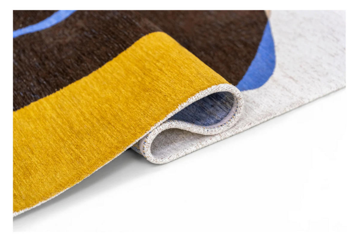 TEPPICH modern Flachgewebe ROCKY Gelb 240 x 340 cm - Gelb, Textil (240/340cm) - Novatrend