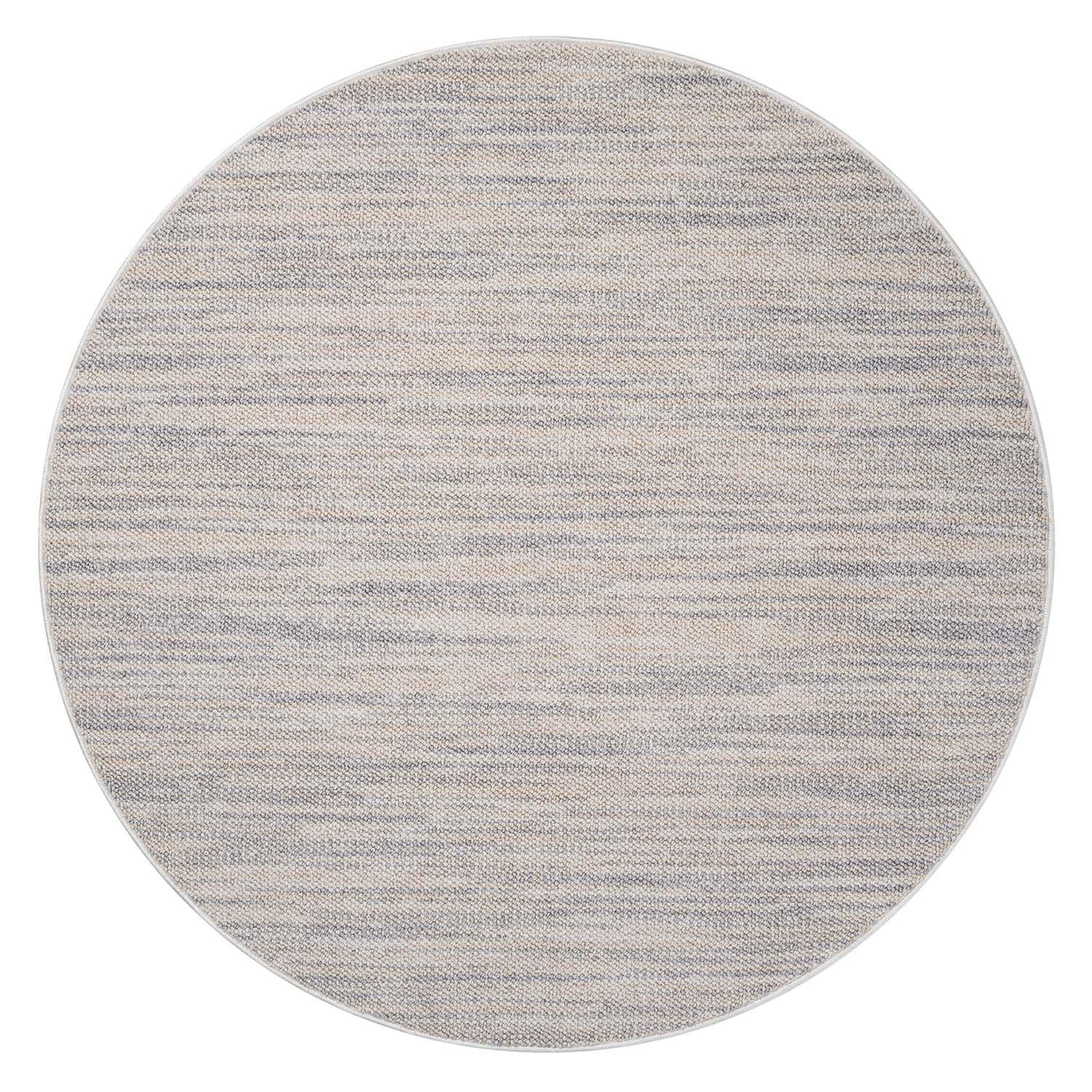 KURZFLOR-TEPPICH Clasico 0052 Grau 200 cm Rund - Grau, Textil (200/200cm) - carpet city