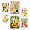 POSTER Set Mit 6 Zitronen Und Marmelade A3 & A4 Rahmenlos - Klar, Papier (29/3cm) - Nacnic