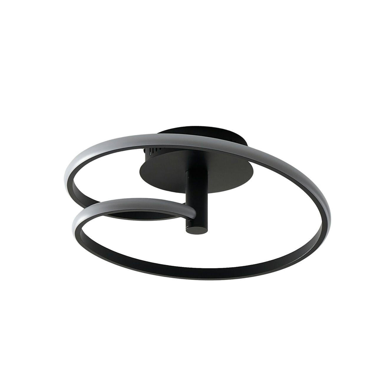 DECKENLEUCHTE Keane, Schwarz, 15cm - Schwarz, Metall (15/45/15cm) - KOSILUM