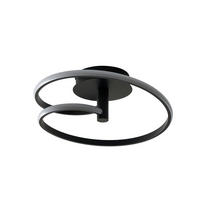 DECKENLEUCHTE Keane, Schwarz, 15cm - Schwarz, Metall (15/45/15cm) - KOSILUM