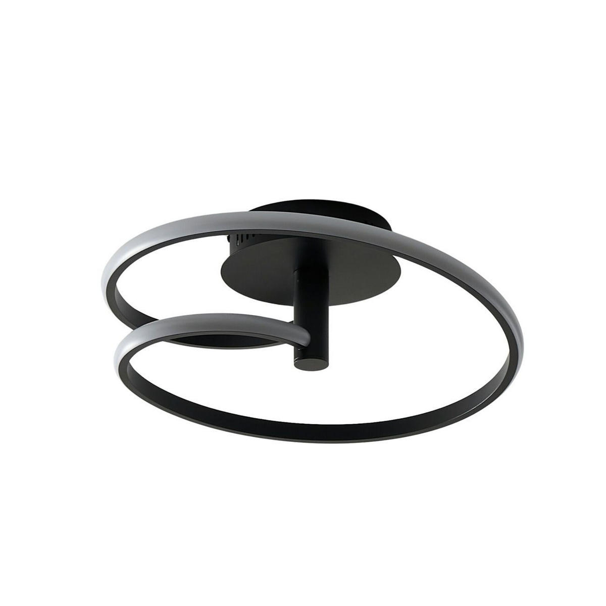 DECKENLEUCHTE Keane, Schwarz, 15cm - Schwarz, Metall (15/45/15cm) - KOSILUM