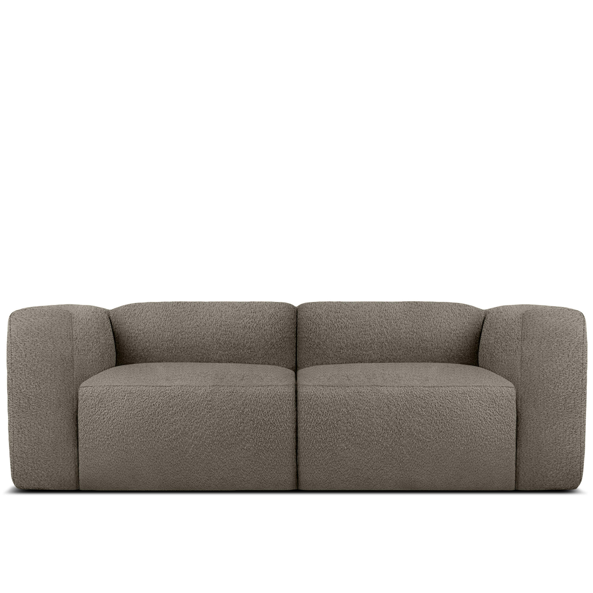 2-SITZER SOFA BUFFO, kühles Braun - Braun, Holz/Holzwerkstoff (210/73/96cm) - KONSIMO®