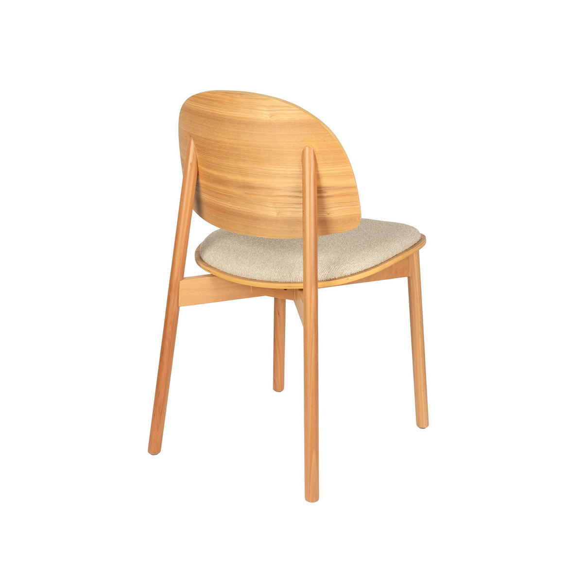 ESSZIMMERSTUHL Sunrise Natur - 2 er Set - Naturfarben, Kunststoff (48.2/81.5/52.3cm) - Zuiver