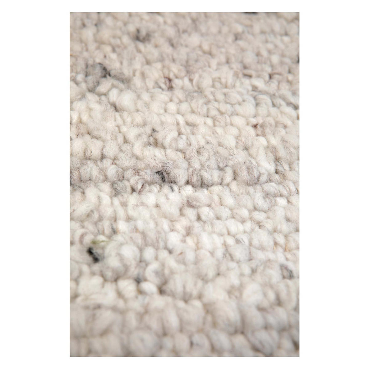 TEPPICH Alma schneeweiß 70 x 140 x 1 cm - Weiß, Textil (70/140cm) - Vivaraise