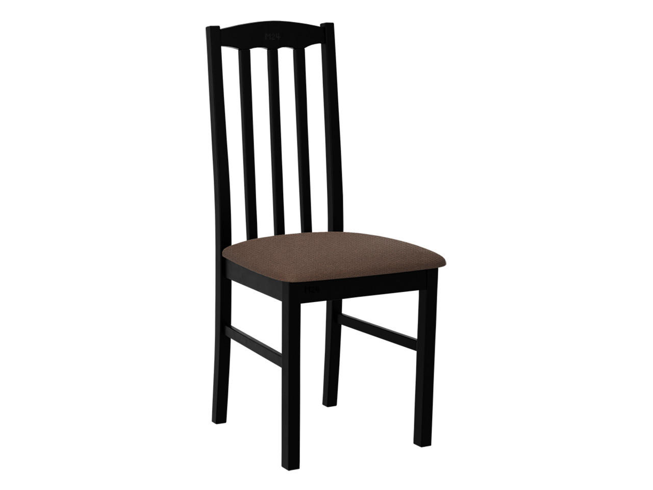 STUHL Bos XII, Holzfarbe: Schwarz - Schwarz/Braun, Holz (43/90/48cm) - MIRJAN24
