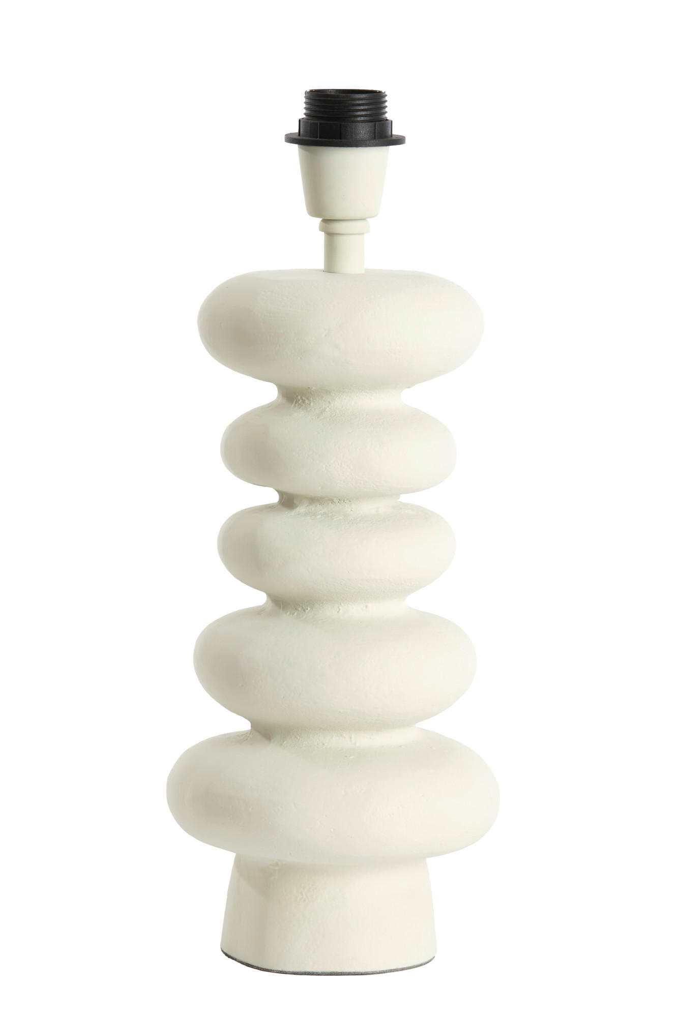 LAMPENFUSS Olona Weiß Ø16/35 cm - Weiß, Metall (16/16/35cm) - Light & Living