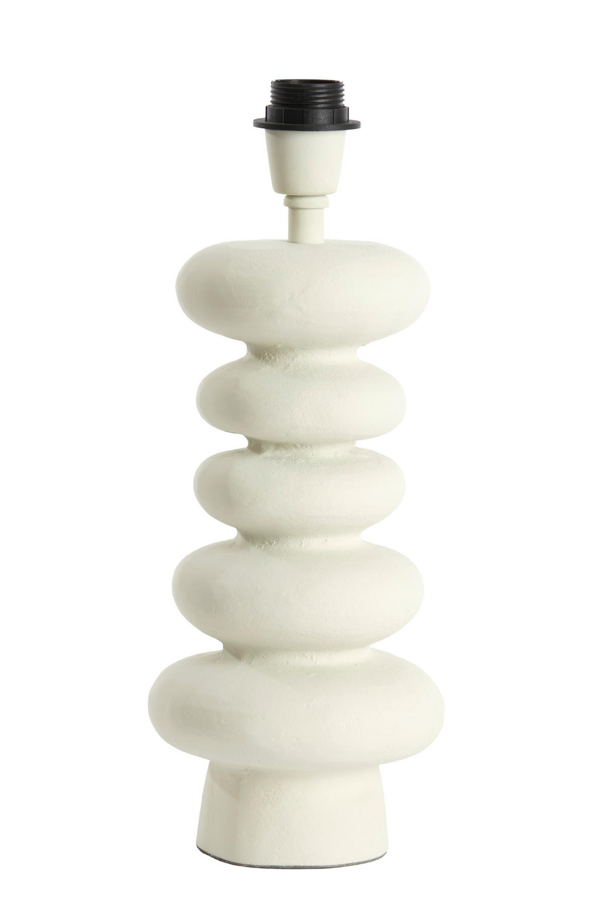 LAMPENFUSS Olona Weiß Ø16/35 cm - Weiß, Metall (16/16/35cm) - Light & Living