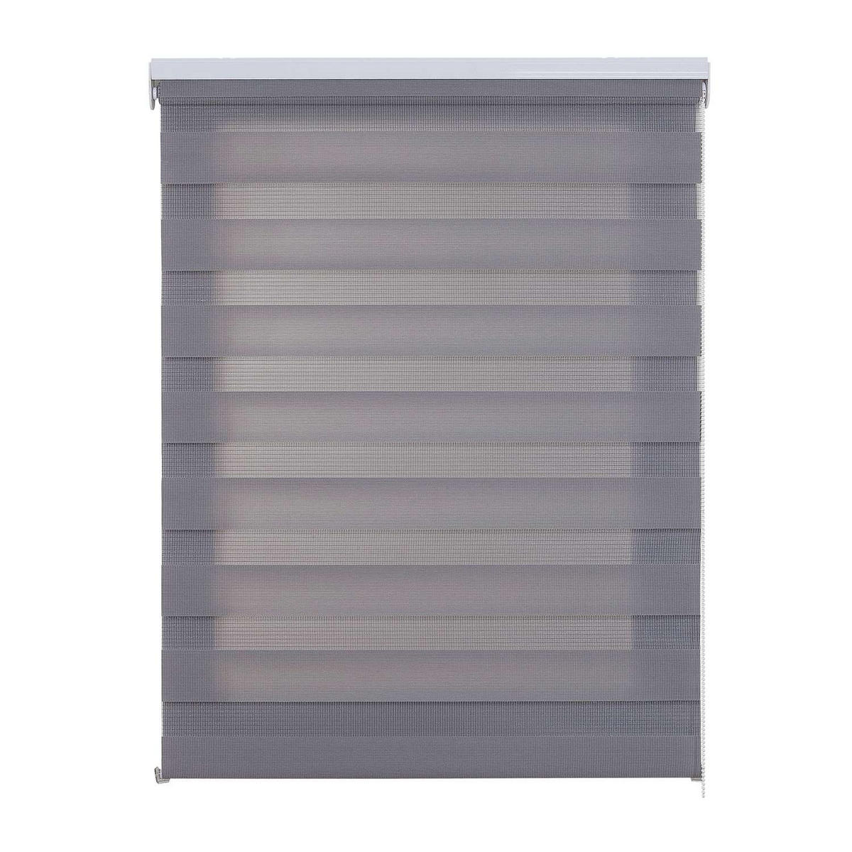 DOPPELROLLO Silber 140x180 cm EL - Silberfarben, Kunststoff (140/180cm) - STORESDECO