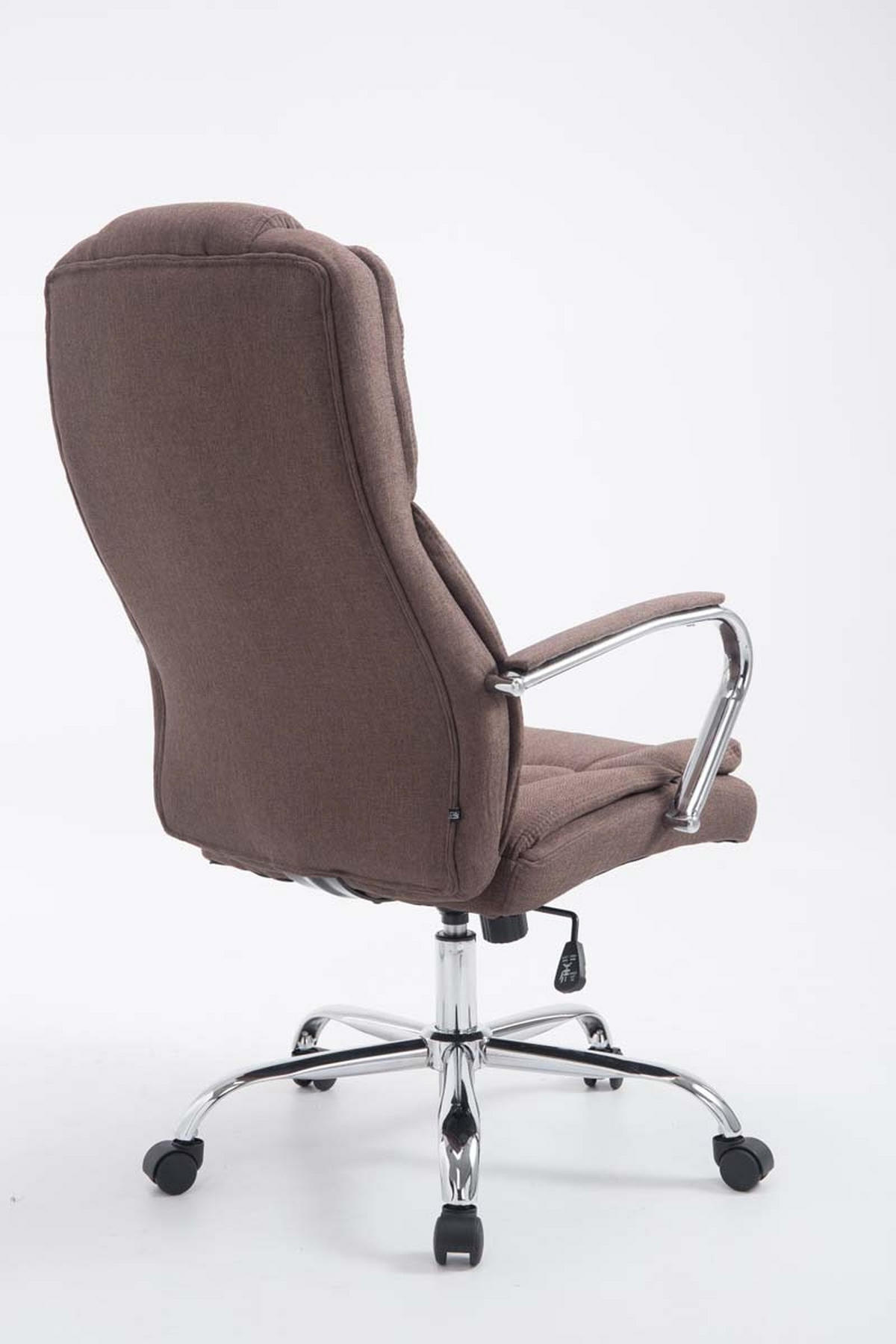 BÜROSTUHL Xavier Two, Stoffbezug Braun - Braun, Textil/Metall (62/125/70cm) - TPFLiving