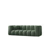 COUCH Dreisitzer-Sofa Grand Modular Stoff Haga Grün - Grün, Holz (230/70/91cm) - Kaiser Möbel