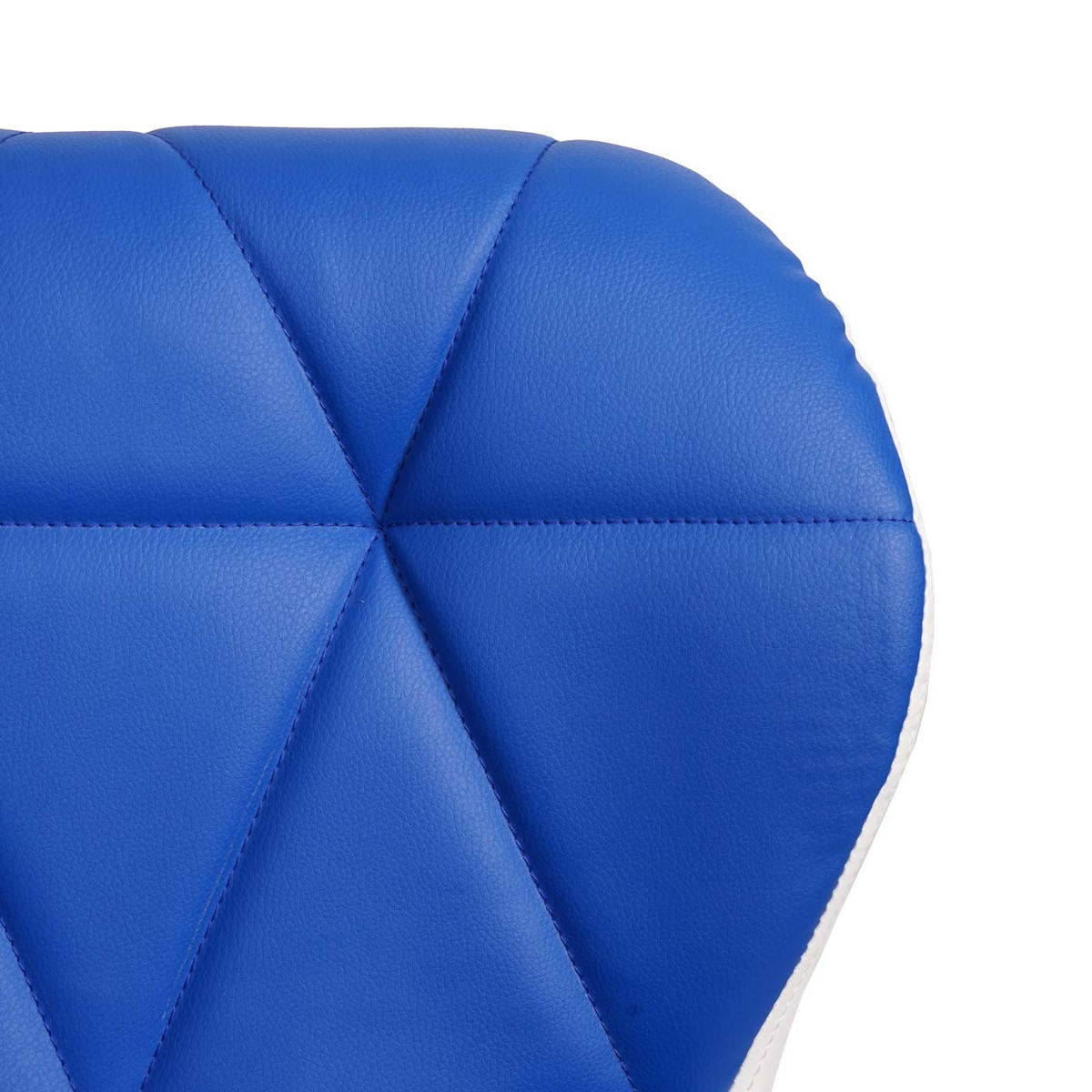 BARHOCKER 2er-Set mit Lehne Sitzhöhe 62-83cm höhenverstellbar Kunstleder Blau - Blau, Kunststoff (44/106/49cm) - PROREGAL